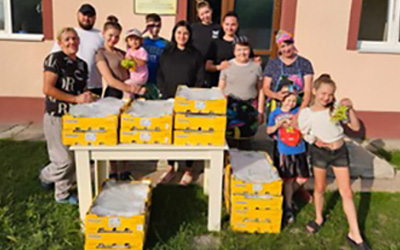 MOBILE CHILD RESCUE UNIT A BLESSING OF GRAPES!